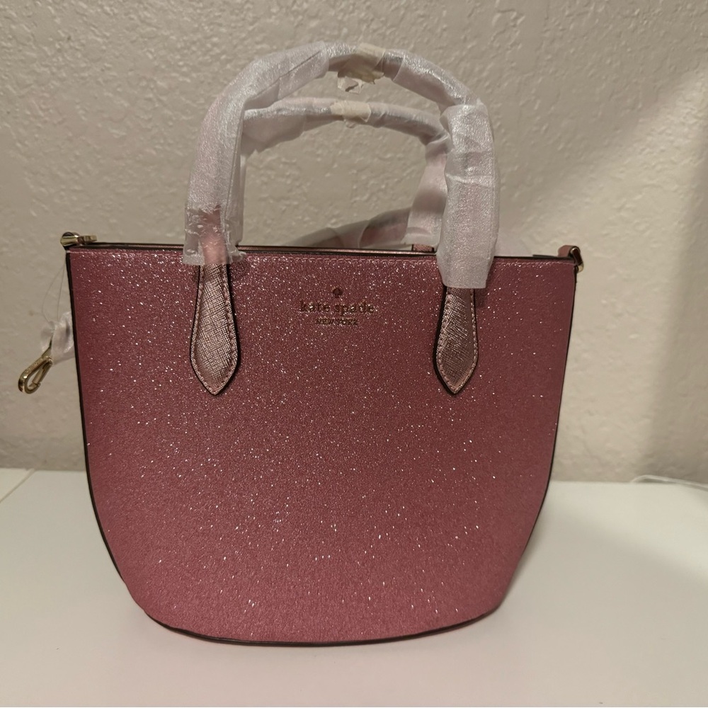Kate Spade glitter glimmer satchel.
